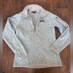 Patagonia Better blue sweater 1/4 Zip size wM